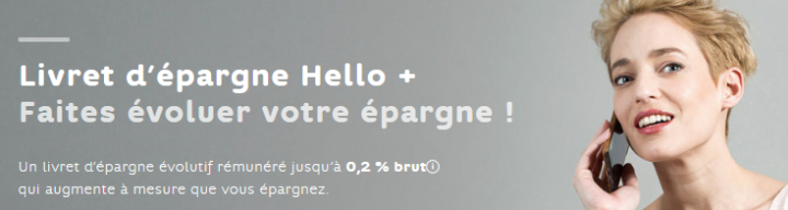 présentation de l'épargne chez Hello Bank