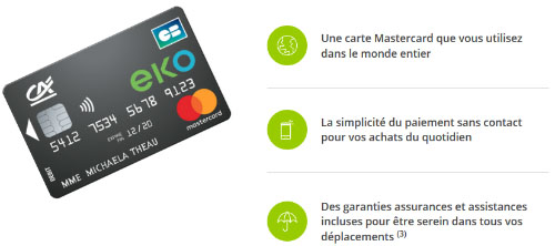 EKO Mastercard Internationale Avantages