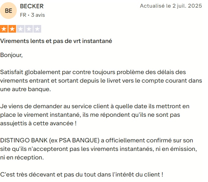 distingo-bank-avis-trustpilot-negatif