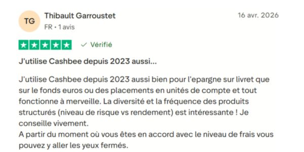 cashbee-avis-positif-trustpilot