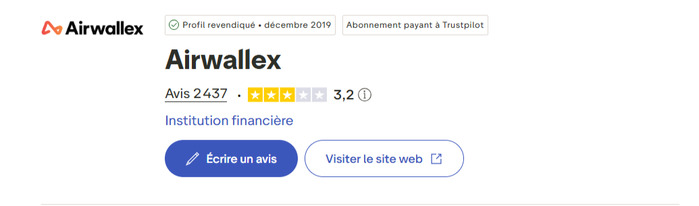 avis-airwallex-trustpilot