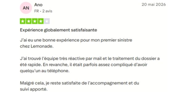 lemonade-avis-trustpilot-positif
