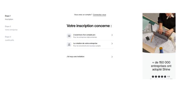 shine-avis-processus-ouverture-compte